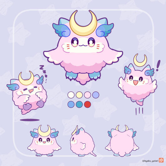 Mascot design - byaku_yutari