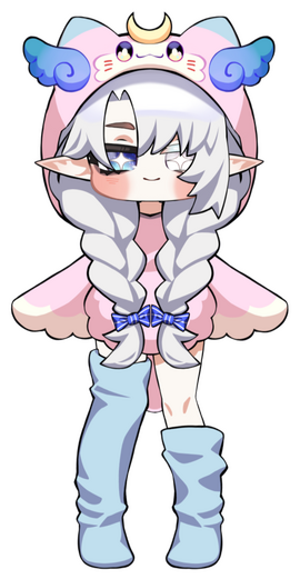 Chibi model art - azuk_21 (rig by me)